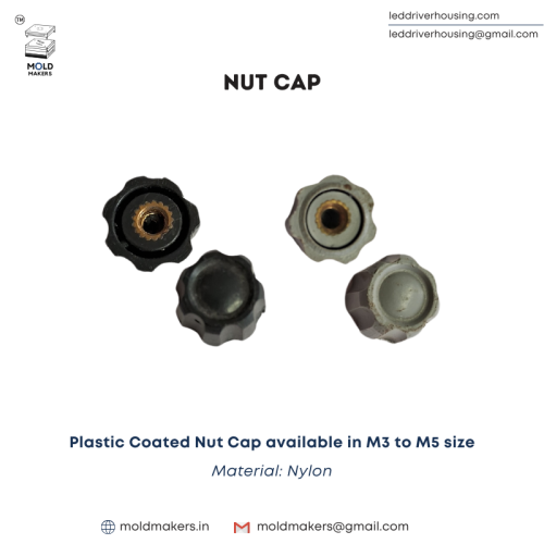 Plastic Coated Nut Cap (M3–M5)